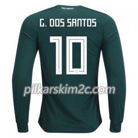 Koszulka Meksyk G.Dos Santos 10 Główna Mistrzostwa Świata 2018 - Koszulki Piłkarskie(L/S)